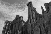 The Pinnacles in BW